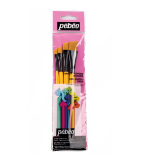 Pebeo Fırça Seti Angular No:1/4-3/8-1/2-5/8 4 LÜ SET-9