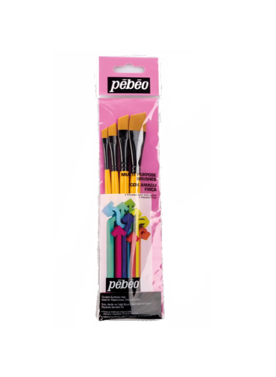 Pebeo Fırça Seti Angular No:1/4-3/8-1/2-5/8 4 LÜ SET-9