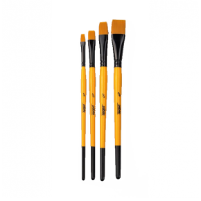 Pebeo Fırça Seti Düz Kesik No:1/4-3/8-1/2-5/8 4 LÜ SET-10