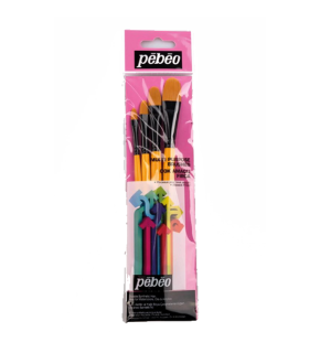 Pebeo Fırça Seti Kedi Dili No:1/4-3/8-1/2-5/8 4 LÜ SET-11