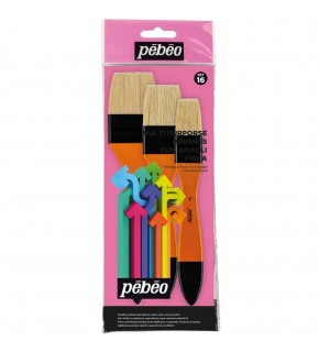 Pebeo Fırça Seti Zemin Fırçası Byz Brstle Kıl 3 Lü SET-16