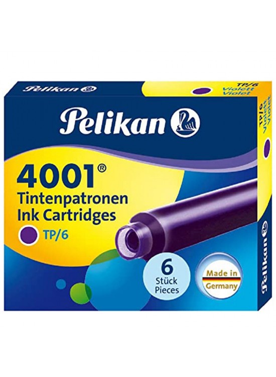 Pelikan Dolma Kalem Kartuşu Küçük Violet 6 LI 4001 (1 Adet) Pelikan Dolma Kalem Kartuşu Küçük Violet 6 LI 4001 (1 Adet)
