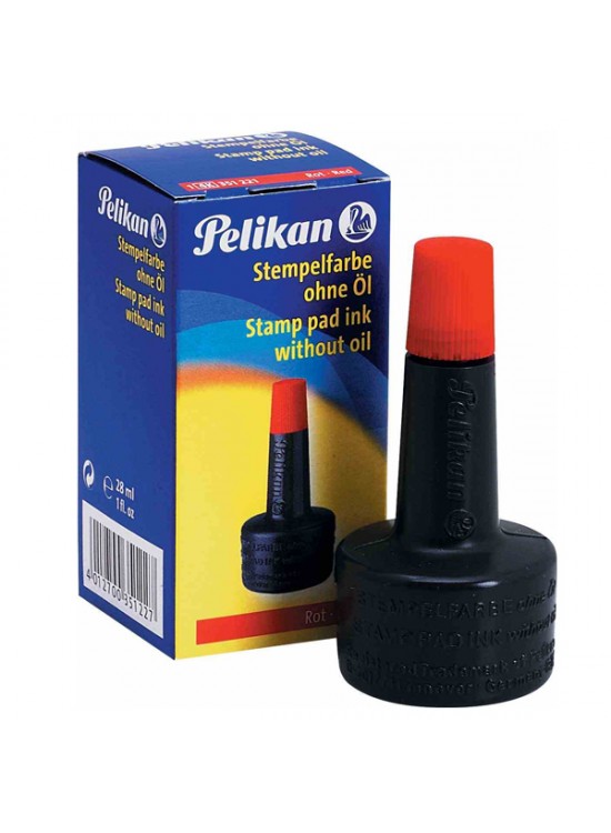 Pelikan Istampa Mürekkebi 28 ML Kırmızı 351221 (1 Adet)