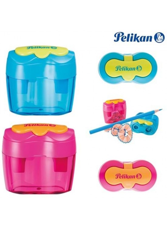 Pelikan Kalemtraş Çiftli Kapaklı Çiçek 700696