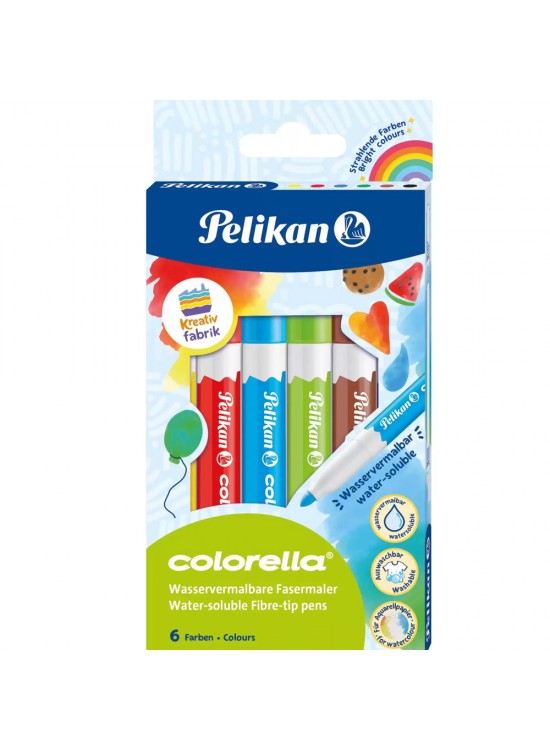Pelikan Keçeli Kalem Colorella Suda Çözünür 6 Lı 817 059