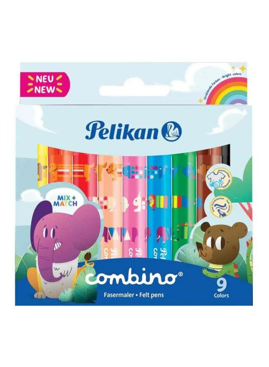 Pelikan Keçeli Kalem Combino Super Jumbo 9 Lu 411
