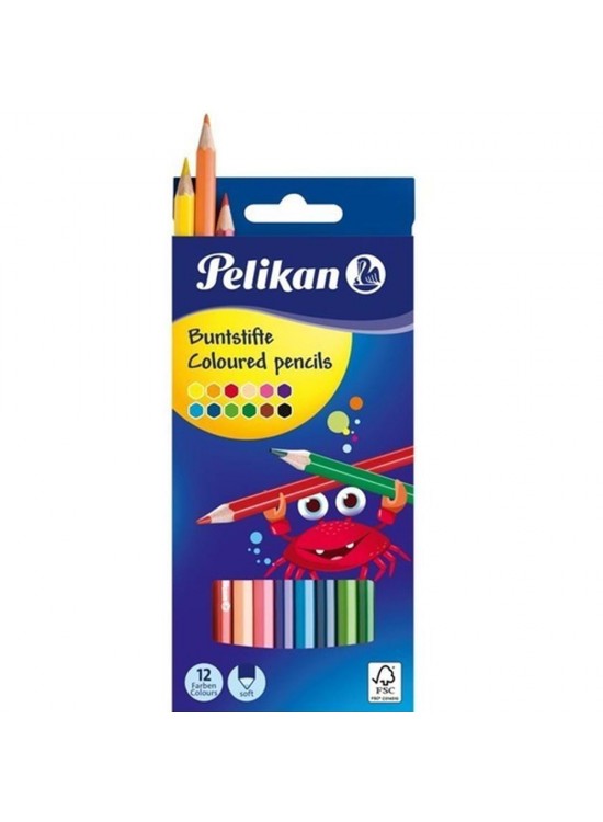 Pelikan Kuru Boya Kalemi 12 Li 724005