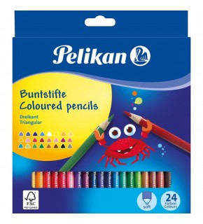 Pelikan Kuru Boya Kalemi Üçgen 24 Lü 700122