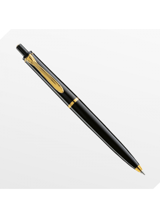 Pelikan Tükenmez Kalem 14 Ayar Altın Kaplama Siyah K200