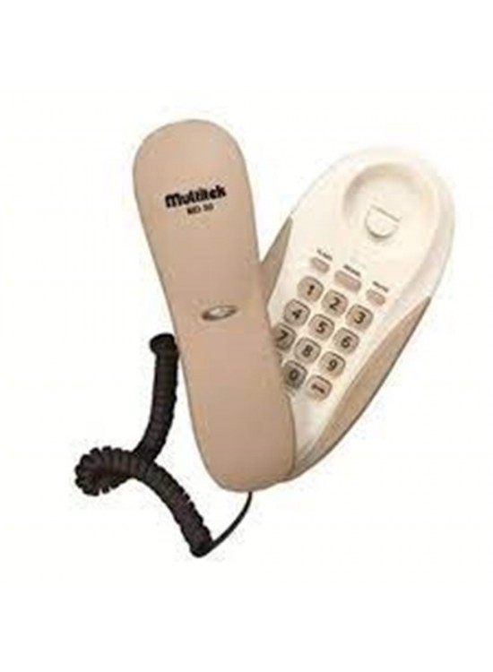 Penguen Krem Kablolu Duvar Telefonu