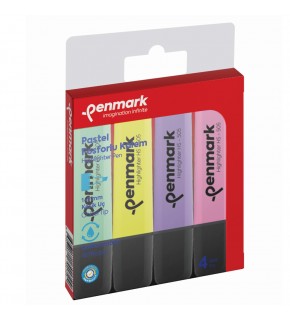 Penmark Fosforlu Kalem 4 Lü Karışık Renk Pastel HS 505 4P