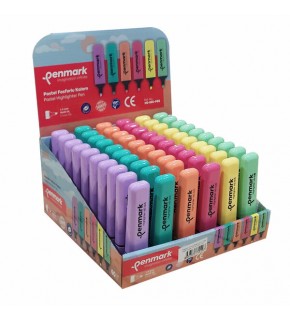 Penmark Fosforlu Kalem 60 Lı Stand Pastel Renkler