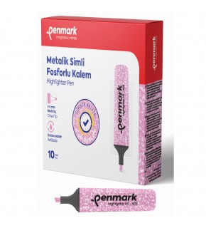 Penmark Fosforlu Kalem Metalik Simli Turkuaz HS-505 15 (1 Adet)