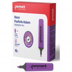 Penmark Fosforlu Kalem Neon Lila HS-505 05 (1 Adet)