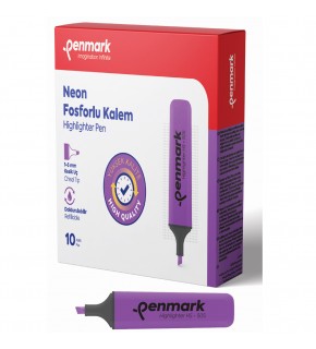 Penmark Fosforlu Kalem Neon Lila HS-505 05 (1 Adet)