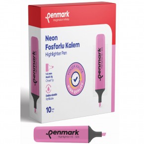 Penmark Fosforlu Kalem Neon Pembe HS-505 04 (1 Adet)