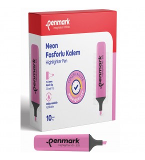 Penmark Fosforlu Kalem Neon Pembe HS-505 04 (1 Adet)