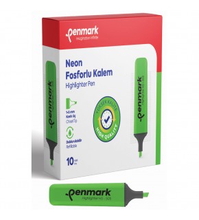 Penmark Fosforlu Kalem Neon Yeşil HS-505 02 (1 Adet)