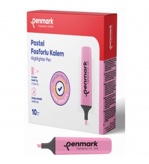 Penmark Fosforlu Kalem Pastel Gülsuyu HS-505 10 (1 Adet)