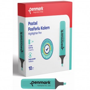 Penmark Fosforlu Kalem Pastel Mint Yeşili HS-505 12 (1 Adet)