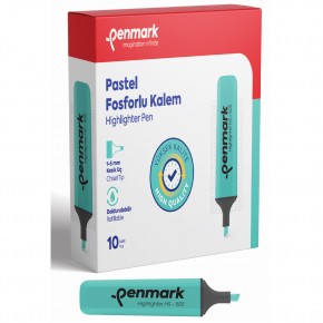 Penmark Fosforlu Kalem Pastel Nane Şekeri HS-505 08 (1 Adet)