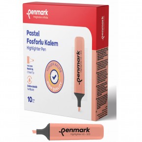 Penmark Fosforlu Kalem Pastel Yavruağzı HS-505 09 (1 Adet)