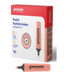 Penmark Fosforlu Kalem Pastel Yavruağzı HS-505 09 (1 Adet)