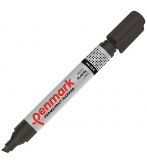 Penmark Markör Permanent Kesik Uç Siyah HS-406 (1 Adet)