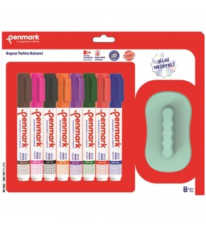 Penmark Tahta Kalemi 8 Li +Silgi Hediyeli HS-305-TKS 08