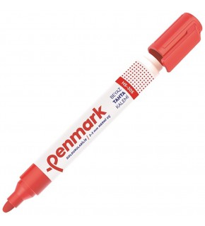 Penmark Tahta Kalemi Yuvarlak Uçlu Kırmızı HS-305 (1 Adet)