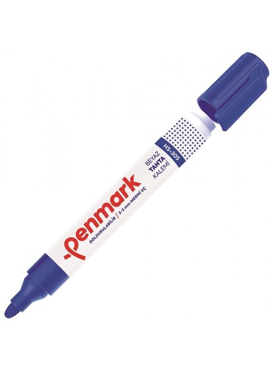 Penmark Tahta Kalemi Yuvarlak Uçlu Mavi HS-305 (1 Adet)