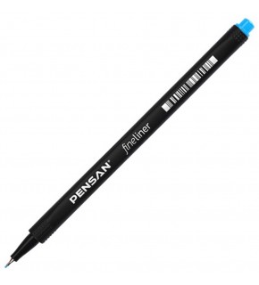 Pensan Fineliner Keçe Uç Kalem Açık Mavi 6500 (1 Adet)