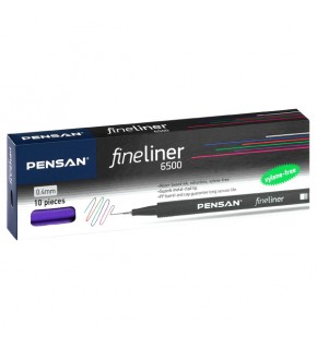 Pensan Fineliner Keçe Uç Kalem Vişne 6500 (1 Adet)