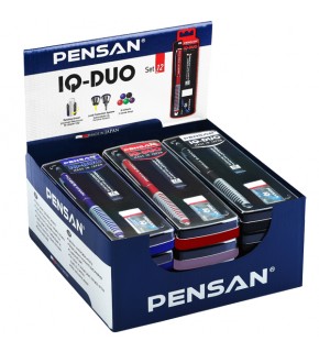 Pensan IQ-Duo Set 0.5 MM Karışık Renkli Silgi+Min