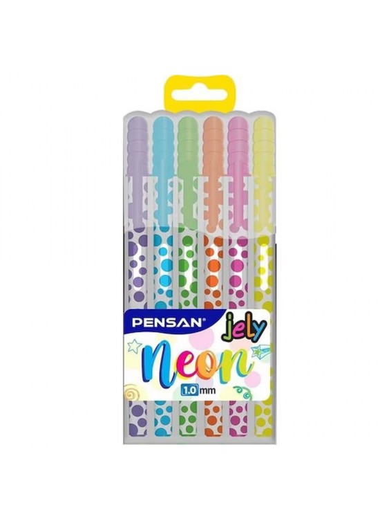 Pensan Jel Kalem Jely 1.MM Neon Krş 6 Lı 2801 Pensan Jel Kalem Jely 1.MM Neon Krş 6 Lı 2801