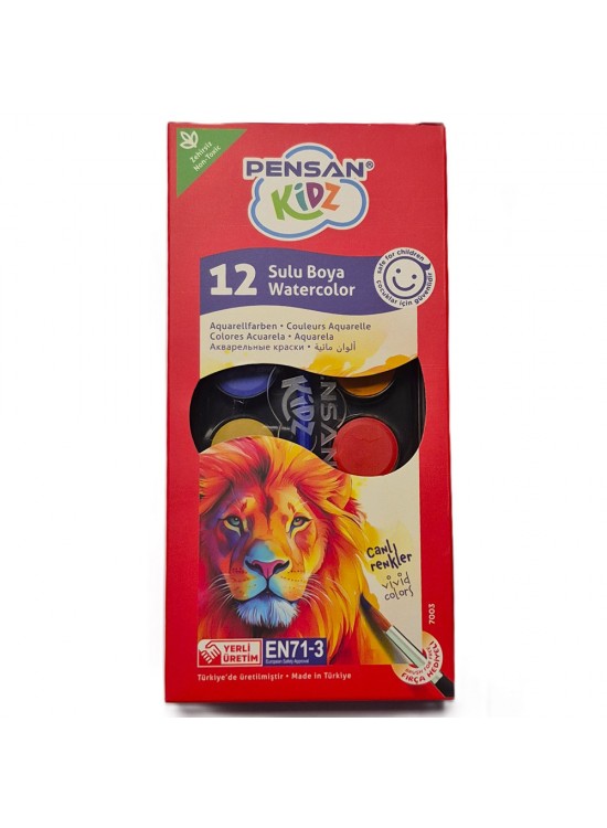 Pensan Kidz 12 Li Suluboya Pe7003sb12