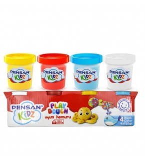 Pensan Kidz Oyum Hamuru Büyük Boy 4x150gr 4 Lü