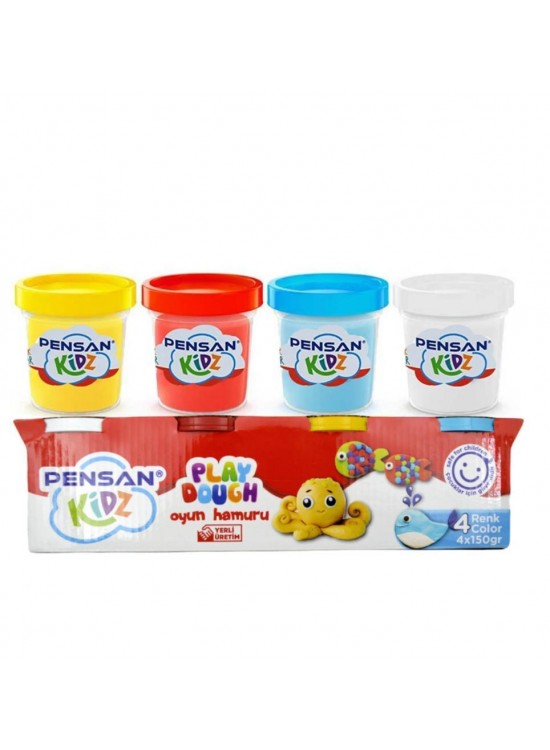Pensan Kidz Oyum Hamuru Büyük Boy 4x150gr 4 Lü