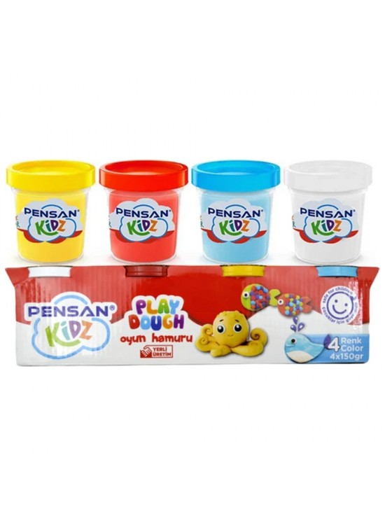 Pensan Kidz Oyun Hamuru Büyük Boy (4*150) Gr 4 Lü