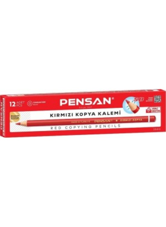 Pensan Kopya Kalemi Kırmızı (1 Adet)