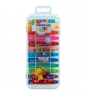Pensan Pastel Boya Kidz Pratik Kutulu 12 Renk 99967
