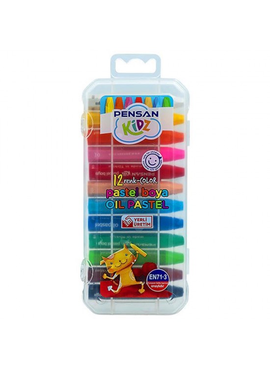 Pensan Pastel Boya Kidz Pratik Kutulu 12 Renk 99967