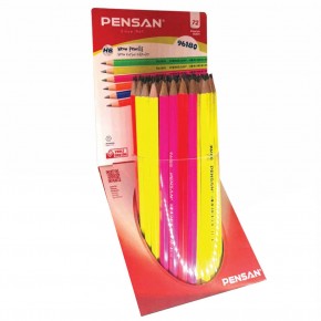 Pensan Renkli Neon Kurşun Kalemler Pe96180/72 (1 Adet)