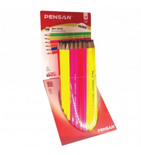 Pensan Renkli Neon Kurşun Kalemler Pe96180/72 (1 Adet)