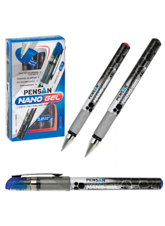 Pensan Roller Kalem Nano Gel Jel Bilye Uçlu 0.7 MM Siyah (1 Adet)