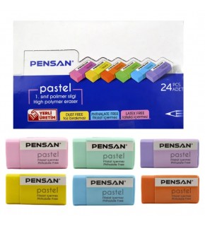 Pensan Silgi Pastel 24 LÜ PSS-24P