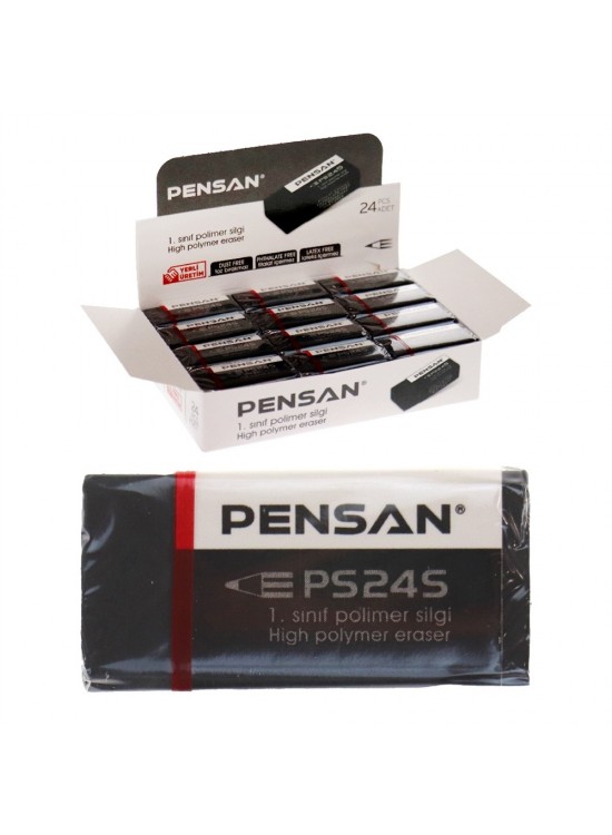 Pensan Silgi Siyah 24 Lü Pss-24S