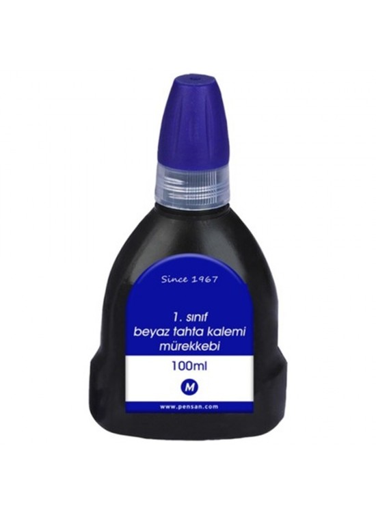 Pensan Tahta Kalemi Mürekkebi Mavi 100 ML 4009 (1 Adet)