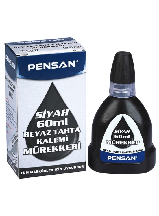 Pensan Tahta Kalemi Mürekkebi Siyah 100 ML 4009 (1 Adet)