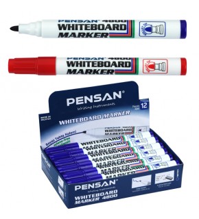 Pensan Tahta Kalemi Yuvarlak Uç Kırmızı 4800 (1 Adet)